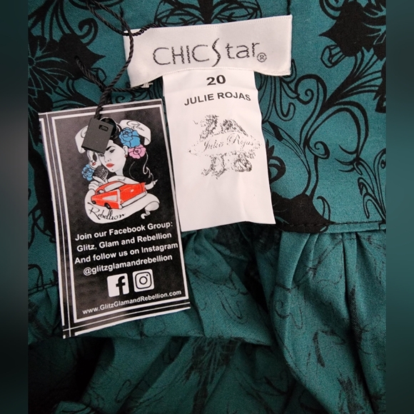 Size 20 chic star emerald green skirt BNWT - Picture 3 of 3